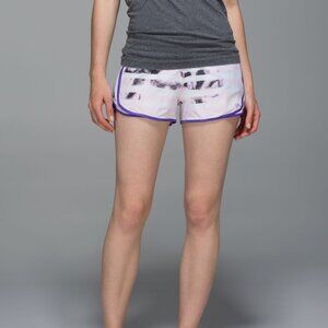 Lululemon Super Squad Short Sunset Stripe Blush Quartz Multi/White/Iris Flower 4